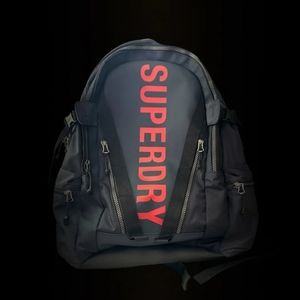 Superdry backpack men's - Mountain Tarp- BLACK New WITH TAG Books Or Work